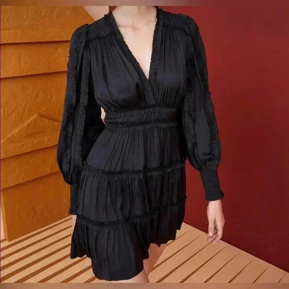 -Ulla Johnson Dress Amara Plissé Mini Dress- size 2- NWOT $595 - Picture 2 of 15